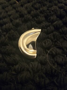 Schiaparelli Inspired Gold Crescent Hoop Earring Cuff- Women Jewelry Earrings